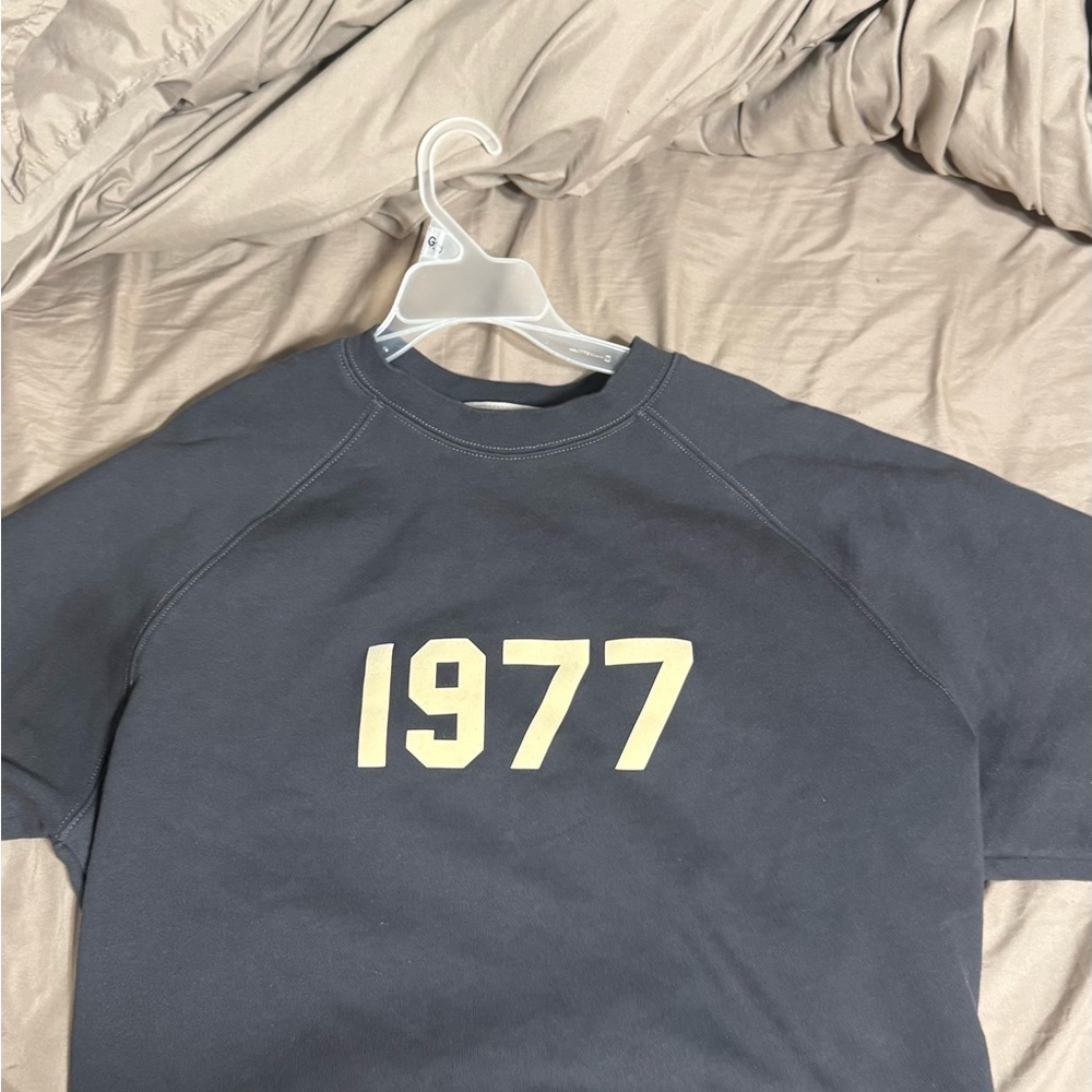 Black Sweatshirt with 1977 Print